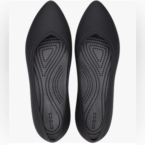 Crocs Women's Brooklyn Pointed Flats - black, size 6